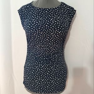 Vince Camuto black blouse top